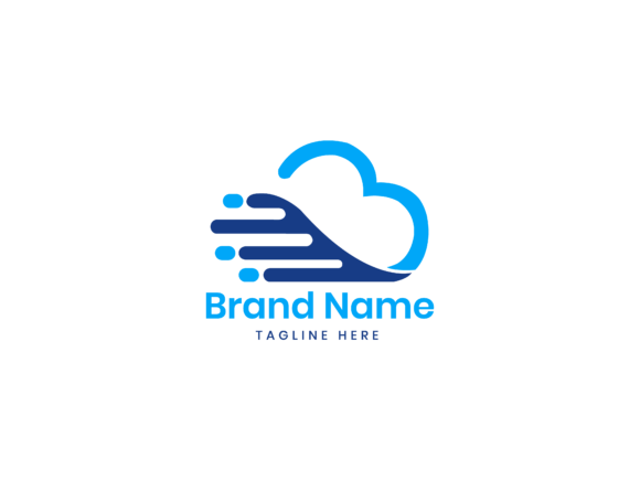 Cloud Logo Design Vector Template: A Modern Branding Asset