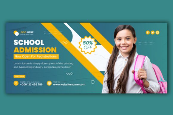 Designing a Compelling School Admission Facebook Cover