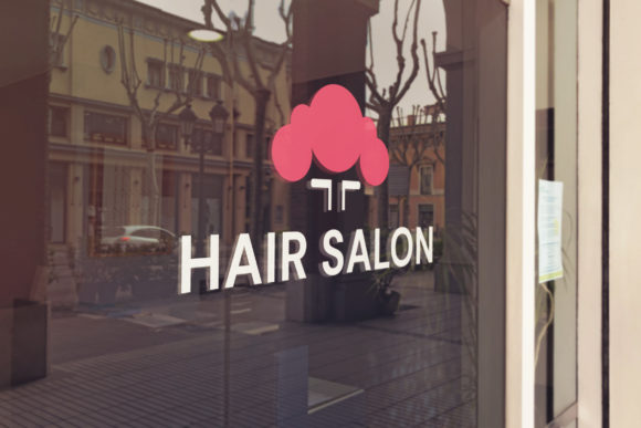 Elevate Your Brand with a Modern Girl Hair Logo Template