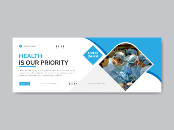 Elevate Your Practice: Medical Facebook Cover Design Template