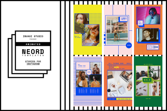 NEORD: Animated Memphis Style for Instagram Stories
