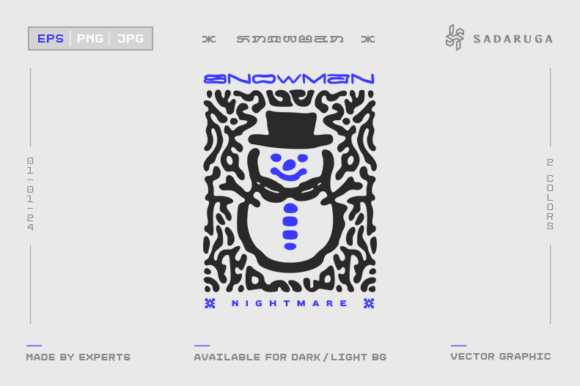 Unleash the Chill: Working with the Snowman Nightmare Typeface