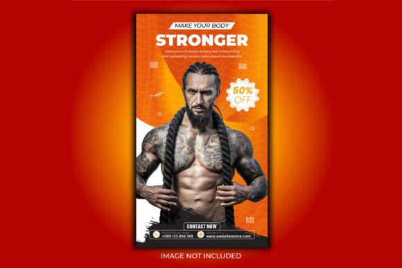 Visual Impact: Mastering Gym & Fitness Instagram Stories Design